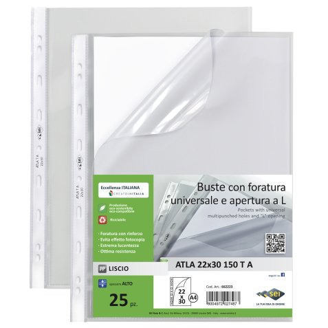 SEI Rota Atla T A sheet protector A4 Polypropylene (PP) 25 pc(s)