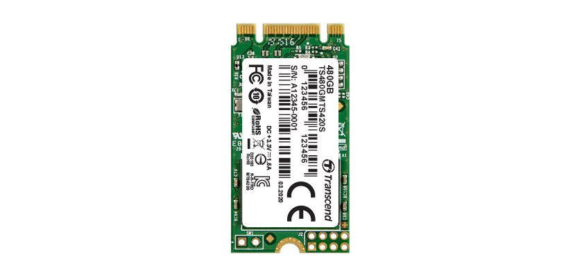 Transcend 420S 480 Go M.2 Série ATA III 3D NAND
