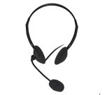 Link Accessori LKHS01 cuffia e auricolare Cablato A Padiglione Musica e Chiamate Nero