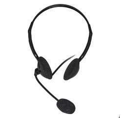 Link Accessori LKHS01 cuffia e auricolare Cablato A Padiglione Musica e Chiamate Nero
