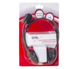 Link Accessori LKHS01 cuffia e auricolare Cablato A Padiglione Musica e Chiamate Nero