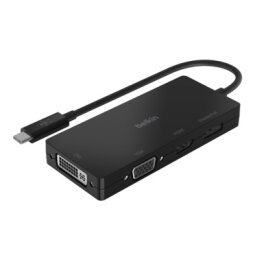 Belkin AVC003BTBK base para portátil y replicador de puertos Alámbrico USB 3.2 Gen 1 (3.1 Gen 1) Type-C Negro