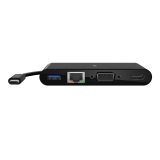 Hub USB Belkin HUB USB-C 4 en 1 (HDMI, VGA, RJ45, USB-A)