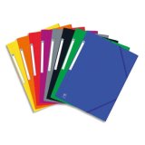 Chemise Oxford Eurofolio+ prestige A4 avec élastique couverture carte coloris assortis