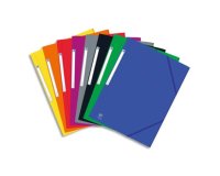 Chemise Oxford Eurofolio+ prestige A4 avec élastique couverture carte coloris assortis