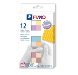 SOFT Kit de pâte à modeler 'Pastel', set de 12