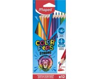 Crayon couleur maped color' peps strong ultra resistant   carton de 12 un