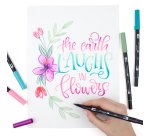 Feutre double pointe 'DUAL BRUSH PEN ABT', set de 12