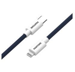 Pantone PT-CTL002-5N cavo Lightning 1,5 m Blu, Bianco