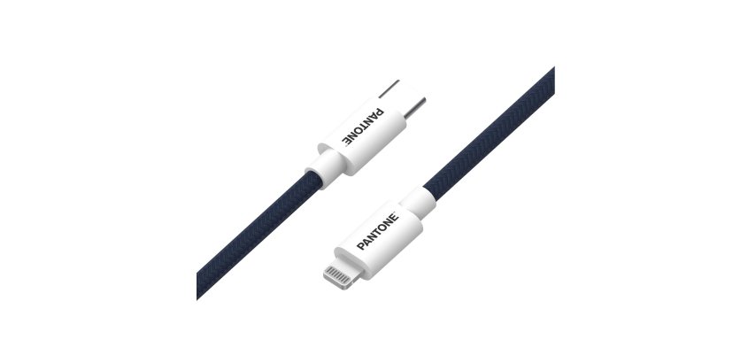 Pantone PT-CTL002-5N lightning cable 1.5 m Blue, White