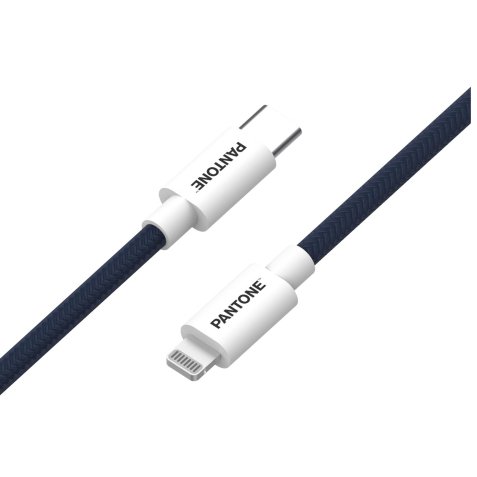 Pantone PT-CTL002-5N lightning cable 1.5 m Blue, White