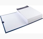 Chemise dos extensible balacron et sangle scratch. - Bleu foncé