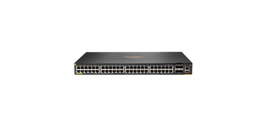 HPE Aruba Networking CX 6200F 48G Class-4 PoE 4SFP+ 740W Géré L3 Gigabit Ethernet (10/100/1000) Connexion Ethernet, supportant l'alimentation via ce port (PoE) 1U