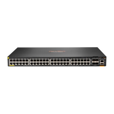 HPE Aruba Networking CX 6200F 48G Class-4 PoE 4SFP+ 740W Géré L3 Gigabit Ethernet (10/100/1000) Connexion Ethernet, supportant l'alimentation via ce port (PoE) 1U