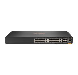HPE Aruba Networking Aruba 6200F 24G 4SFP+ Géré L3 Gigabit Ethernet (10/100/1000) 1U Noir
