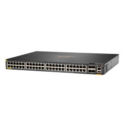 HPE Aruba Networking Aruba 6200F 48G Class4 PoE 4SFP+ 370W Géré L3 Gigabit Ethernet (10/100/1000) Connexion Ethernet, supportant l'alimentation via ce port (PoE) 1U