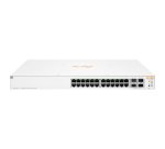 HPE Aruba Networking Instant On 1930 24G Class4 PoE 4SFP/SFP+ 370W Géré L2+ Gigabit Ethernet (10/100/1000) Connexion Ethernet, supportant l'alimentation via ce port (PoE) 1U Blanc