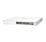 HPE Aruba Networking Instant On 1930 24G Class4 PoE 4SFP/SFP+ 370W Géré L2+ Gigabit Ethernet (10/100/1000) Connexion Ethernet, supportant l'alimentation via ce port (PoE) 1U Blanc