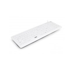 Urban Factory Sanee clavier Médical USB AZERTY Français Blanc