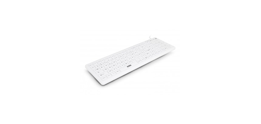 Urban Factory Sanee clavier Médical USB AZERTY Français Blanc