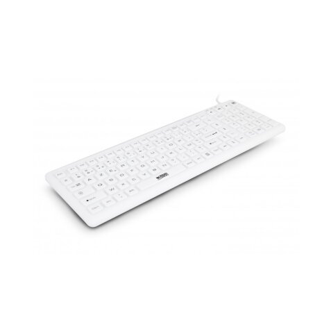 Urban Factory Sanee clavier Médical USB AZERTY Français Blanc