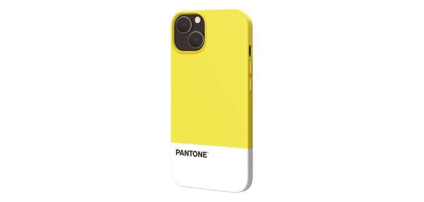 Pantone PT-PC1007Y mobile phone case 15.5 cm (6.1") Cover White, Yellow