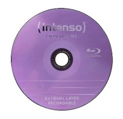 Intenso 5001115 disco blu-ray lectura/escritura (BD) BD-R 25 GB 50 pieza(s)