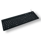 MCL ACK-729/N clavier Universel USB + PS/2 AZERTY Français Noir