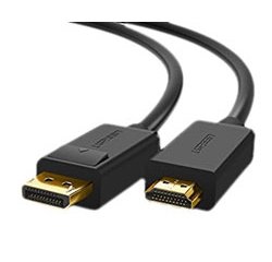 DLH DY-TU3569B câble vidéo et adaptateur 2 m DisplayPort HDMI Noir