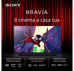 Sony BRAVIA 8 OLED 55 Pollici 4K HDR Google Smart TV (2024) | Gaming Menu per PlayStation 5, IMAX Enhanced, Dolby Vision Atmos, Chromecast, AirPlay, 120Hz 55XR83