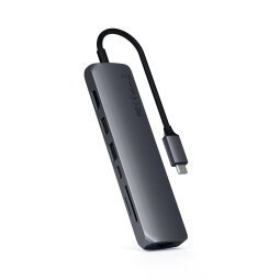 Satechi ST-UCSMA3M station d'accueil USB 3.2 Gen 1 (3.1 Gen 1) Type-C Gris