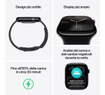 Apple Watch Series 10 Serie 10 GPS + Cellular 42mm Cassa in Titanio color Ardesia con Loop in maglia milanese ardesia