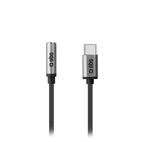 SBS Câble USB Adaptateur Jack 3,5mm femelle / USB-C