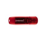 Intenso Rainbow Line unità flash USB 128 GB USB tipo A 2.0 Rosso, Trasparente
