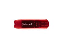 Intenso Rainbow Line USB flash drive 128 GB USB Type-A 2.0 Red, Transparent