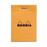 Bloc de direction couverture Orange 80 feuilles (160 pages) format N10 5,2x7,5 réglure 5x5