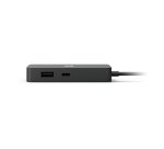 Microsoft Surface USB-C Travel Hub Avec fil USB 3.2 Gen 2 (3.1 Gen 2) Type-C Noir