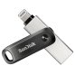 SanDisk iXpand lecteur USB flash 64 Go USB Type-A / Lightning 3.2 Gen 2 (3.1 Gen 2) Noir, Argent