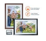 Cygnett Frameo digital photo frame Black, Brown, White 25.6 cm (10.1") Touchscreen Wi-Fi