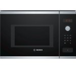 BOSCH Micro ondes Encastrable BFL553MS0 Série 4 25L Inox