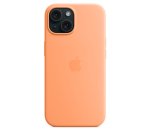 Apple iPhone 15 Silicone Case with MagSafe - Orange Sorbet