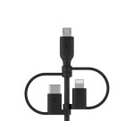 Belkin BoostCharge câble USB A USB C/Micro-USB B/Lightning noir 1 m