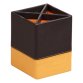 Pot à crayons, en similicuir
