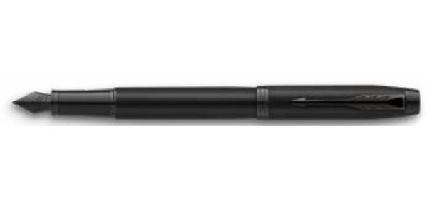 Stylo-plume parker im se mat noir plume m encre bleue      coffret cadeau