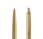 Stylo-bille parker jotter xl monochrome pointe moyenne     encre bleue avec coffret      cadeau coloris or