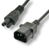 MCL C14 / C5 POWER CORD 2M . Noir Coupleur C14 Coupleur C5