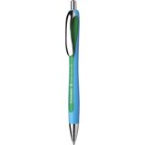 Stylo bille rétractable et rechargeable, encre indélébile Verte