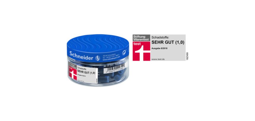 Cartouche encre schneider standard bleue royale         effacable pot 30 pieces