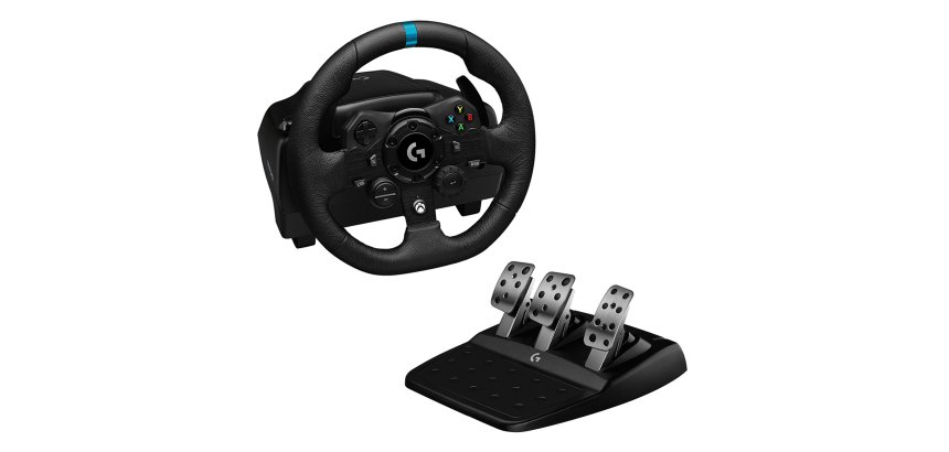 Logitech G G923 Negro USB 2.0 Volante + Pedales Analógico/Digital PC, Xbox One, Xbox Series S, Xbox Series X
