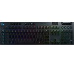 Logitech G Logitech G915 LIGHTSPEED Tastiera Gaming Meccanica Wireless, Profilo Ribassato, GL-Tactile Switches, LIGHTSYNC RGB, Design Sottile, +30 ore di Durata della Batteria, QWERTY IT Layout, Nero
